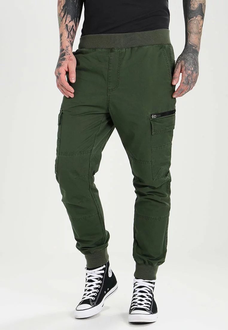 Pier One Uomo Pantaloni Cargo - Dark Green 3 Pier One Uomo Pantaloni Cargo - Dark Green