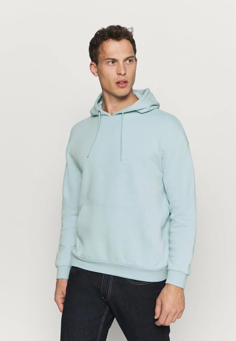 Pier One Uomo PLAIN SKATER HOODY - Felpa Con Cappuccio - Light Blue 3 Pier One Uomo PLAIN SKATER HOODY - Felpa Con Cappuccio - Light Blue