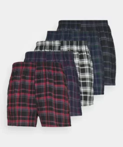 Pier One Uomo 5 PACK - Boxer - Black /dark Blue /dark Green
