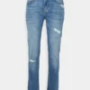 Pier One Uomo DISTRESSED DENIM SLIM FIT - Jeans Slim Fit - Light Blue 1 Pier One Uomo DISTRESSED DENIM SLIM FIT - Jeans Slim Fit - Light Blue -Moda Perfetta 6892ba2963924b7294f58df49ba8fe17