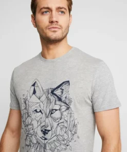 Pier One Uomo T-shirt Con Stampa - Mottled Grey 11 Pier One Uomo T-shirt Con Stampa - Mottled Grey -Moda Perfetta 6ab76fb6473d47eca78fdab43454f854