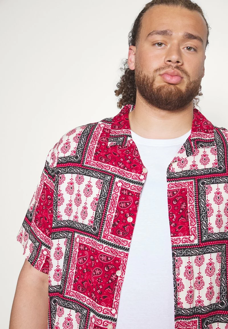 Pier One Uomo PAISLEY - Camicia - Red-beige 8 Pier One Uomo PAISLEY - Camicia - Red-beige - immagine 6