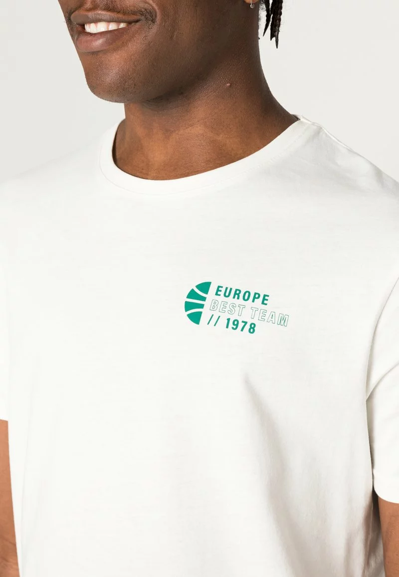 Pier One Uomo T-shirt Con Stampa - Off White 7 Pier One Uomo T-shirt Con Stampa - Off White - immagine 5