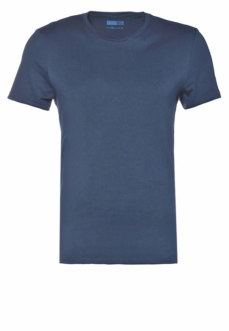 Pier One Uomo T-shirt Basic - Dark Blue 7 Pier One Uomo T-shirt Basic - Dark Blue - immagine 5