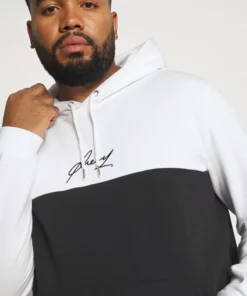 Pier One Uomo Felpa Con Cappuccio - Black- White 12 Pier One Uomo Felpa Con Cappuccio - Black- White -Moda Perfetta 6b7dd9f2099744e29f9179b3506ffde0