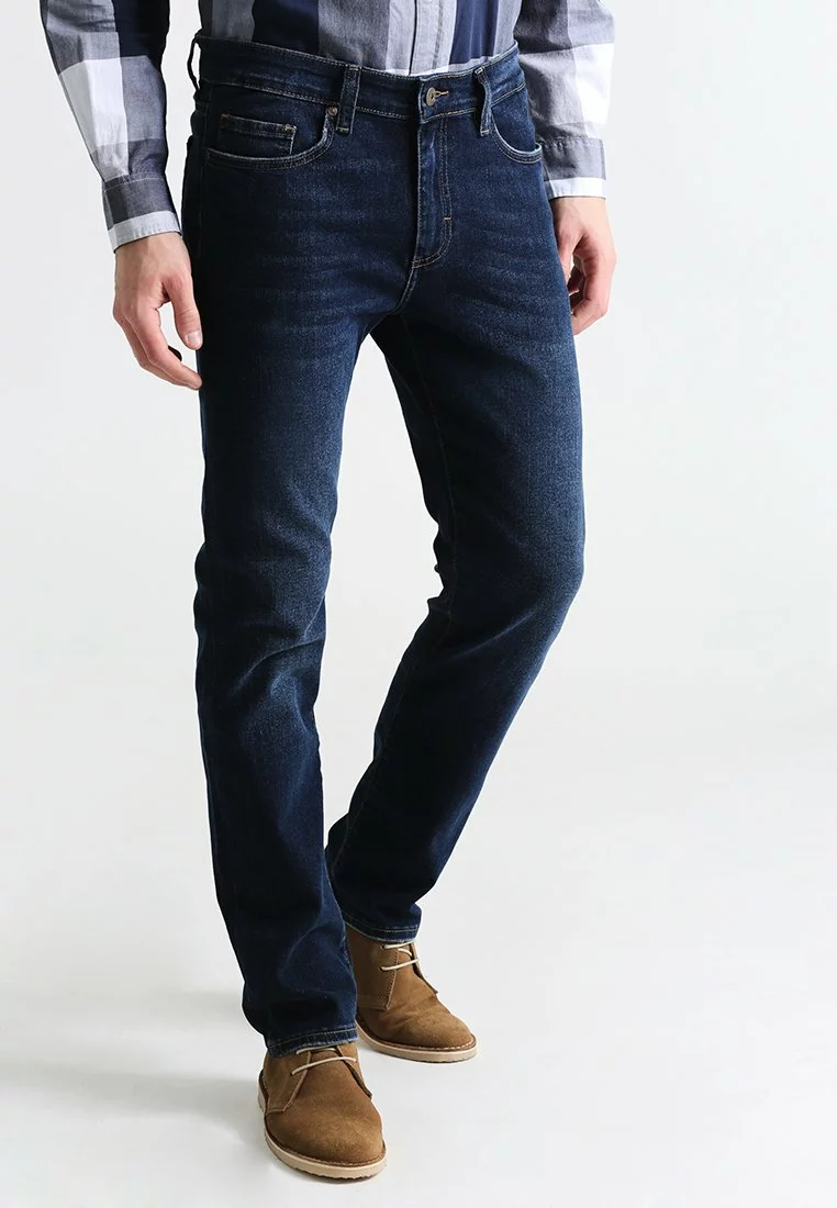Pier One Uomo BASIC - Jeans A Sigaretta - Dark Blue Denim 3 Pier One Uomo BASIC - Jeans A Sigaretta - Dark Blue Denim