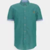 Pier One Uomo Camicia - Dark Green -Moda Perfetta 6c5fb1c57b1e4d949eb46badfdb5e154