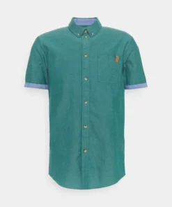 Pier One Uomo Camicia - Dark Green