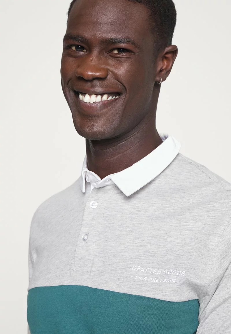 Pier One Uomo Maglietta A Manica Lunga - Mottled Grey 7 Pier One Uomo Maglietta A Manica Lunga - Mottled Grey - immagine 5