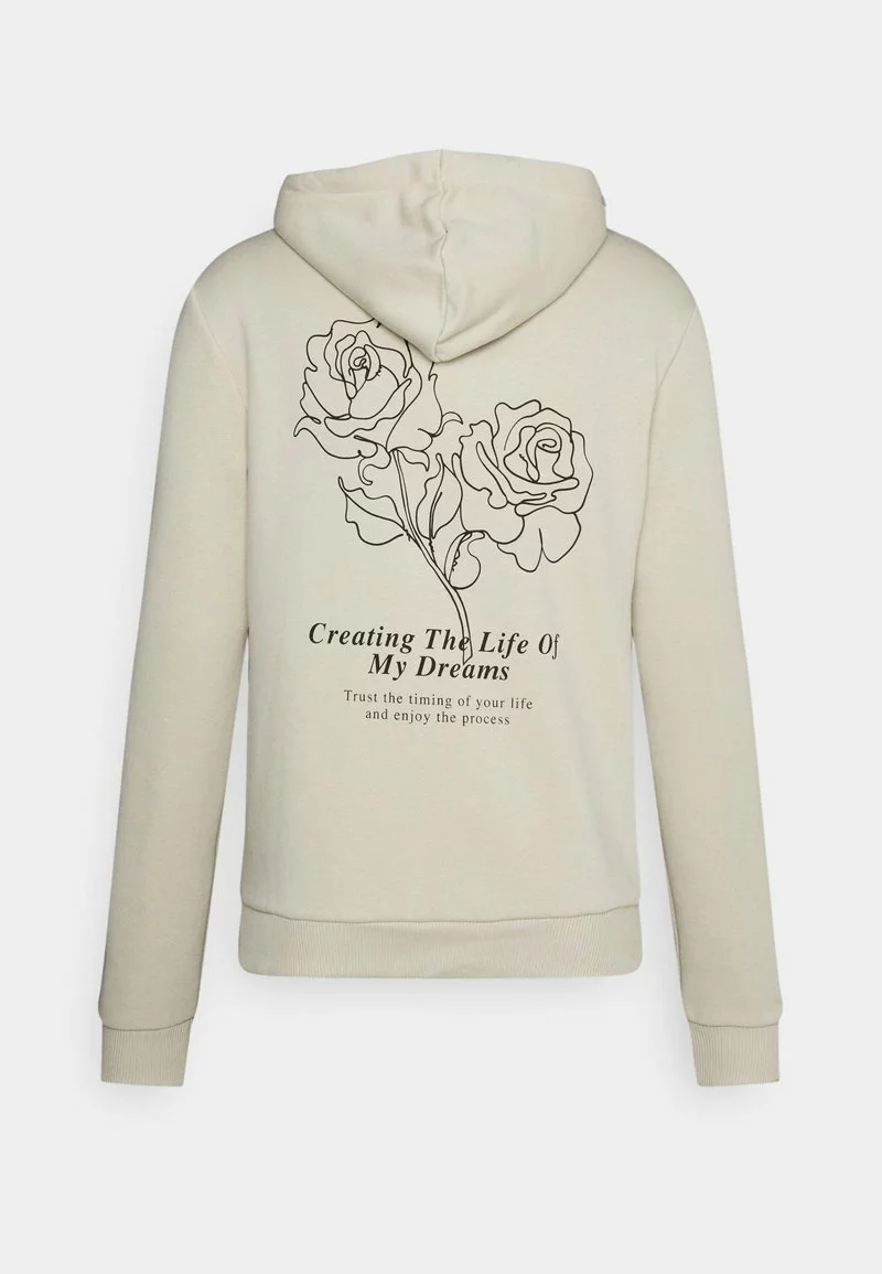 Pier One Uomo FLORAL HOODIE - Felpa - Tan 3 Pier One Uomo FLORAL HOODIE - Felpa - Tan