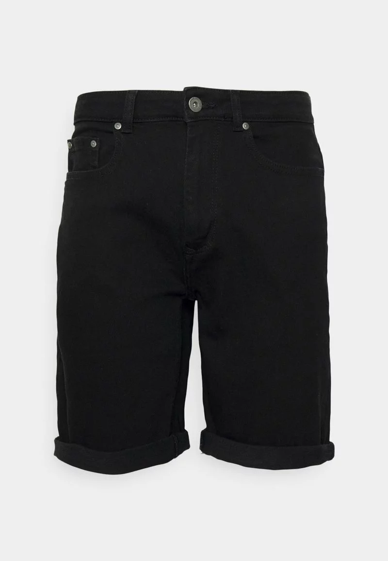 Pier One Uomo Shorts Di Jeans - Black Denim 3 Pier One Uomo Shorts Di Jeans - Black Denim