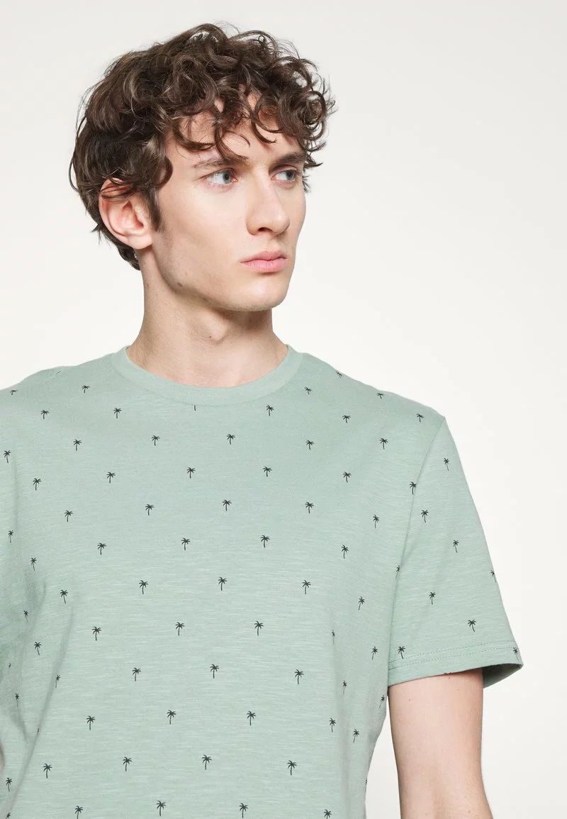 Pier One Uomo T-shirt Con Stampa - Green 6 Pier One Uomo T-shirt Con Stampa - Green - immagine 4