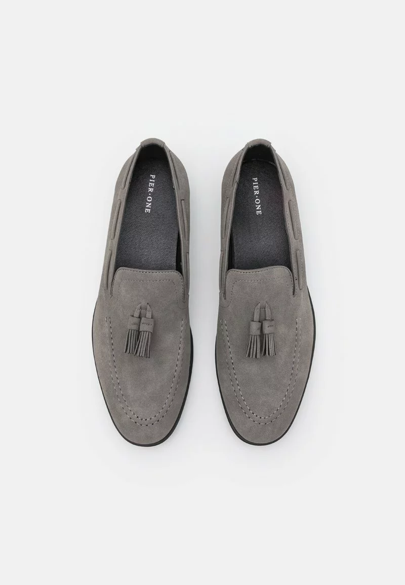 Pier One Uomo Scarpe Senza Lacci - Grey 6 Pier One Uomo Scarpe Senza Lacci - Grey - immagine 4