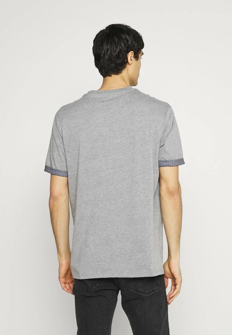 Pier One Uomo T-shirt Con Stampa - Mottled Grey 5 Pier One Uomo T-shirt Con Stampa - Mottled Grey - immagine 3