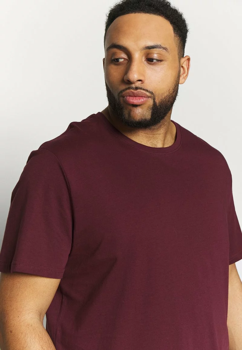 Pier One Uomo 2 PACK - T-shirt Basic - Dark Blue/bordeaux 8 Pier One Uomo 2 PACK - T-shirt Basic - Dark Blue/bordeaux - immagine 6