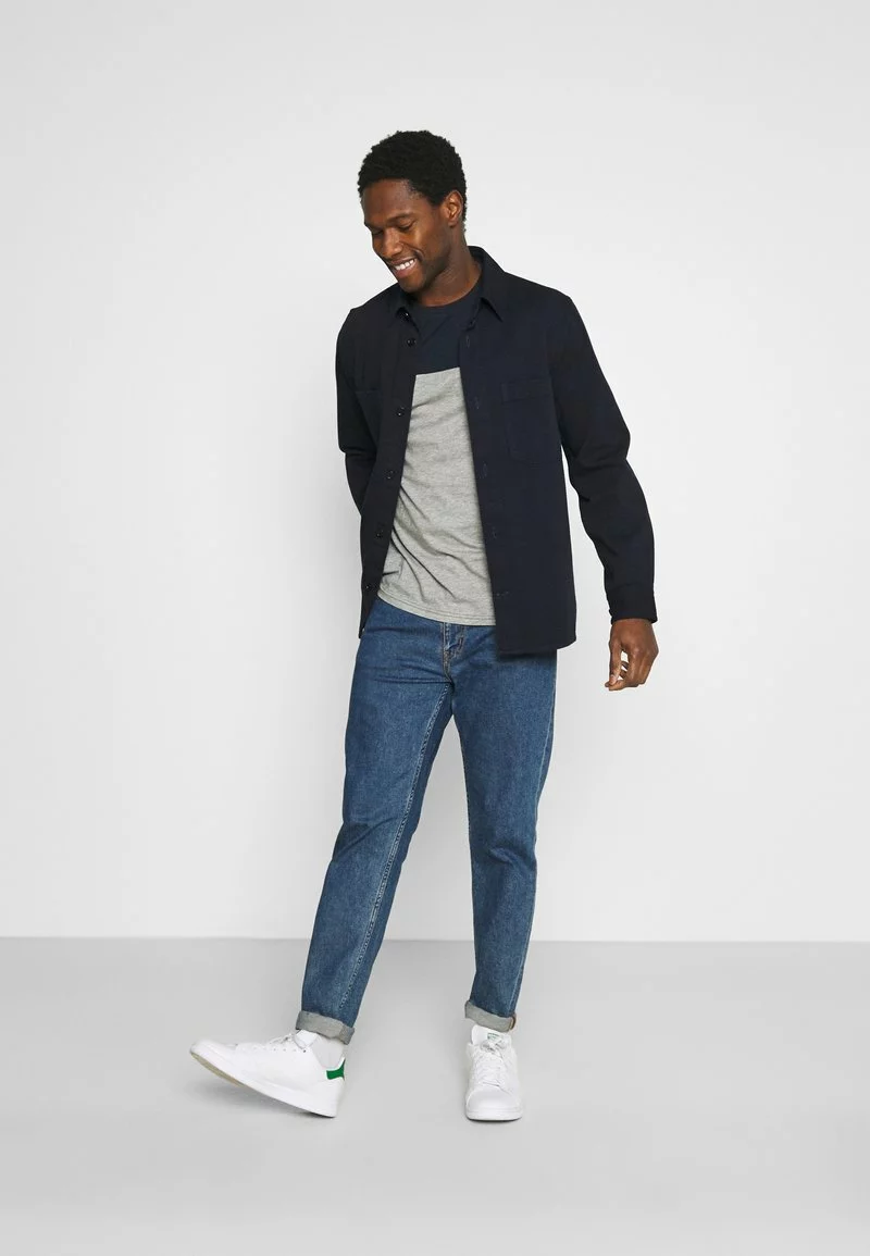 Pier One Uomo Maglietta A Manica Lunga - Dark Blue 4 Pier One Uomo Maglietta A Manica Lunga - Dark Blue - immagine 2