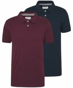 Pier One Uomo 2 PACK - Polo - Dark Blue/bordeaux -Moda Perfetta 776db89a31b246aa84d9aeff2a53f14d