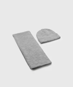 Pier One SET UNISEX - Sciarpa - Grey