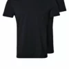 Pier One Uomo 2 PACK - T-shirt Basic - Black
