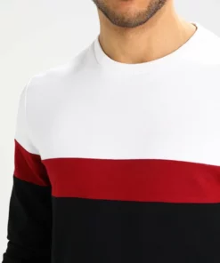 Pier One Uomo Felpa - White/black 10 Pier One Uomo Felpa - White/black -Moda Perfetta 780eab521fb8413b88fe1fe104f94c74