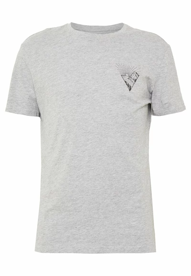 Pier One Uomo T-shirt Con Stampa - Mottled Grey 6 Pier One Uomo T-shirt Con Stampa - Mottled Grey - immagine 4