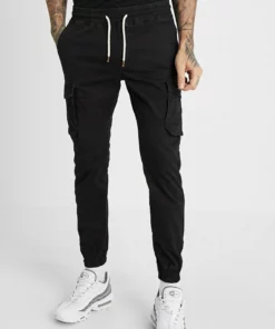 Pier One Uomo Pantaloni Cargo - Black