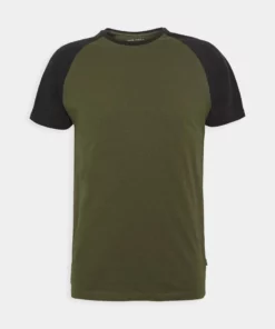 Pier One Uomo T-shirt Basic - Olive -Moda Perfetta 7b07ce54f7444dceb98922a8b9ad3049
