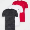 Pier One Uomo 3 PACK - T-shirt Con Stampa - White/dark Blue/red 2 Pier One Uomo 3 PACK - T-shirt Con Stampa - White/dark Blue/red -Moda Perfetta 7c14f2cbf6f6477f9fa2e8f6de7df038
