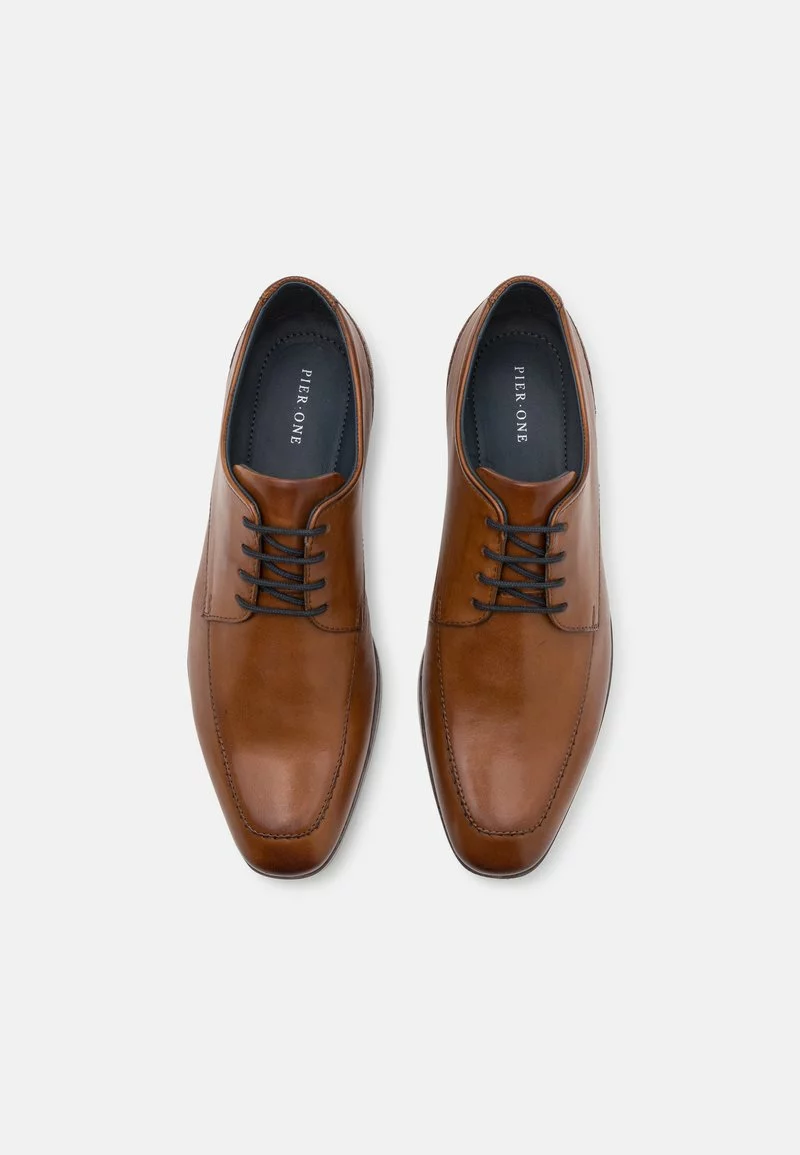 Pier One Uomo LEATHER - Stringate - Cognac 6 Pier One Uomo LEATHER - Stringate - Cognac - immagine 4