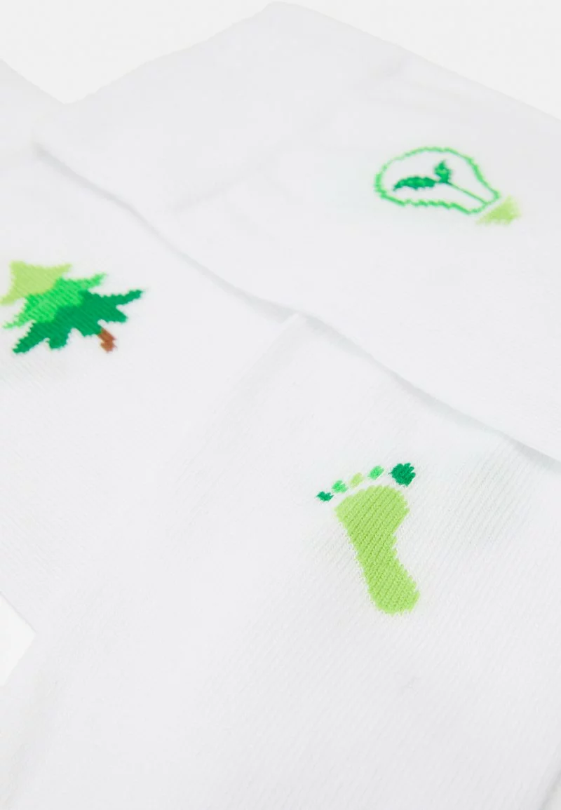 Pier One Uomo 5 PACK - Calze - White 4 Pier One Uomo 5 PACK - Calze - White - immagine 2