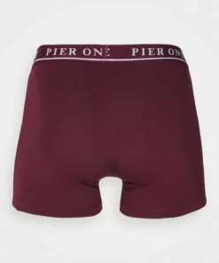 Pier One Uomo 5 PACK - Culotte - Bordeaux/mottled Grey -Moda Perfetta 7da8844dcdf84f679d2ae215c1b81ed3