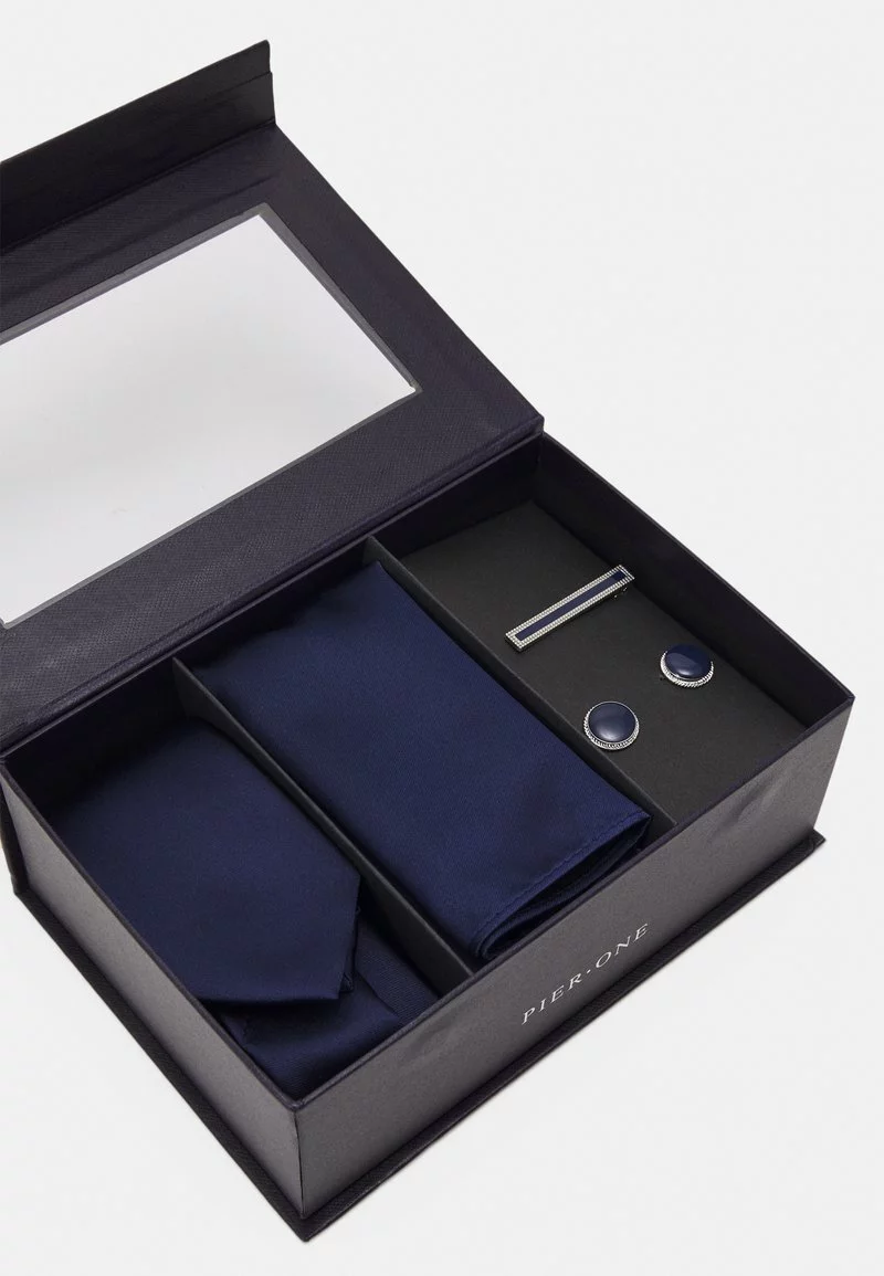 Pier One Uomo SET - Fazzoletti Da Taschino - Dark Blue 7 Pier One Uomo SET - Fazzoletti Da Taschino - Dark Blue - immagine 5