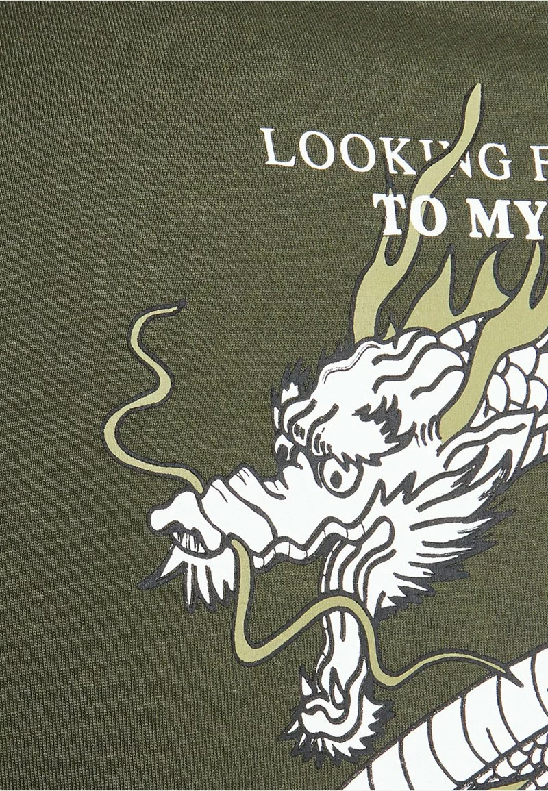 Pier One Uomo T-shirt Con Stampa - Dark Green 5 Pier One Uomo T-shirt Con Stampa - Dark Green - immagine 3