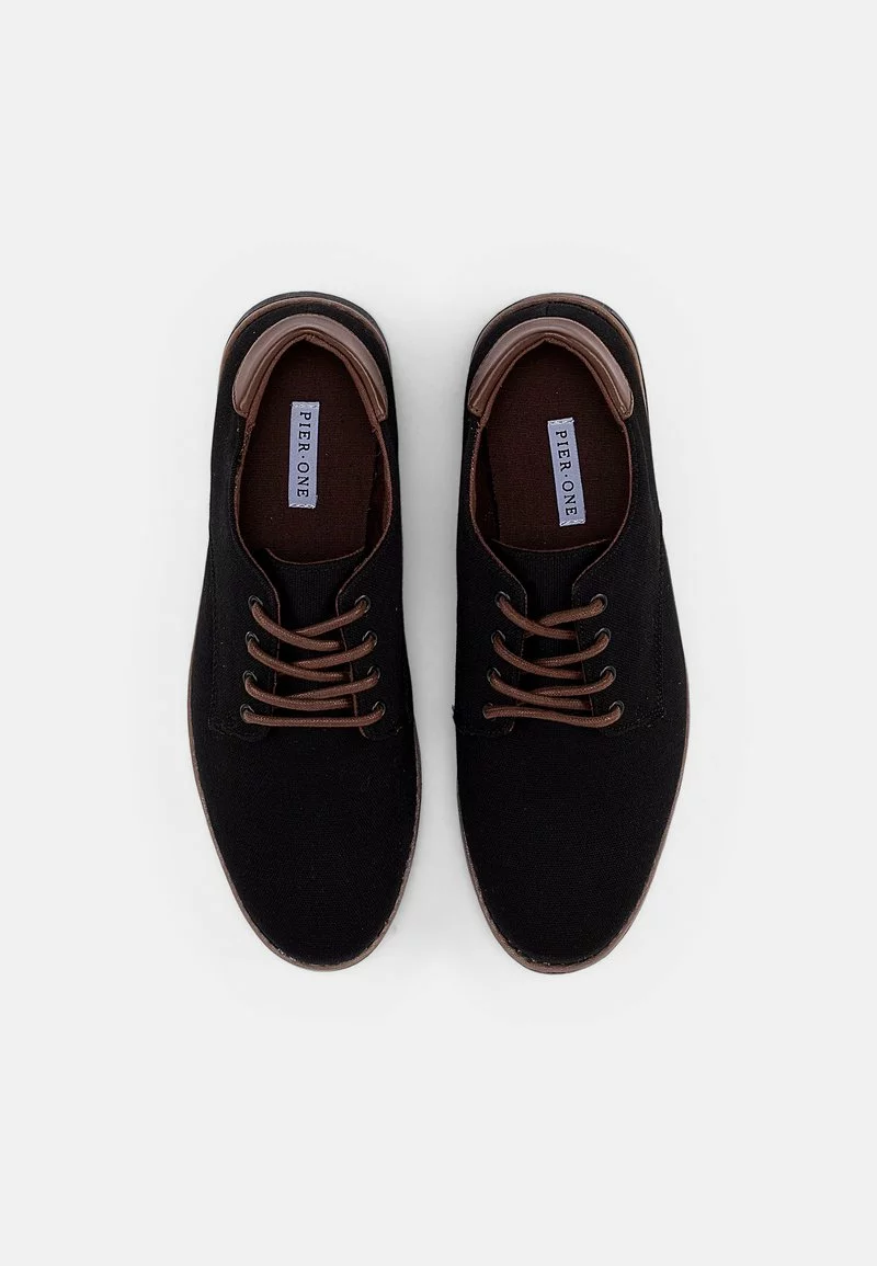 Pier One Uomo Stringate - Black 6 Pier One Uomo Stringate - Black - immagine 4