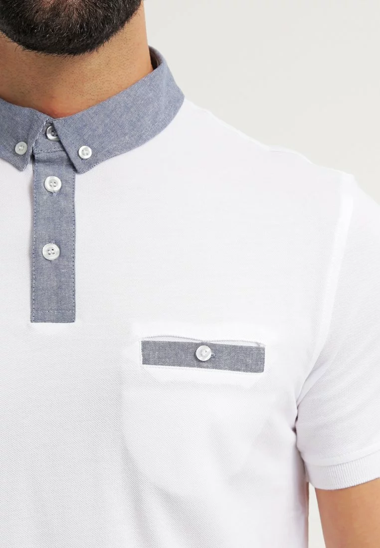 Pier One Uomo Polo - White 6 Pier One Uomo Polo - White - immagine 4