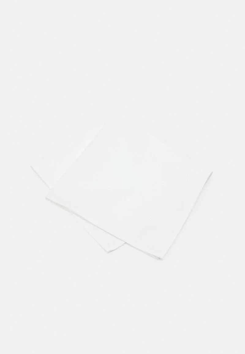 Pier One Uomo COTTON 3 PACK - Fazzoletti Da Taschino - White 4 Pier One Uomo COTTON 3 PACK - Fazzoletti Da Taschino - White - immagine 2
