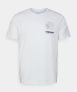 Pier One Uomo T-shirt Con Stampa - White
