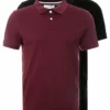 Pier One Uomo 2 PACK - Polo - Bordeaux/black