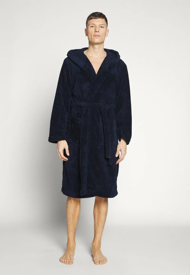 Pier One Uomo Accappatoio - Dark Blue 4 Pier One Uomo Accappatoio - Dark Blue - immagine 2