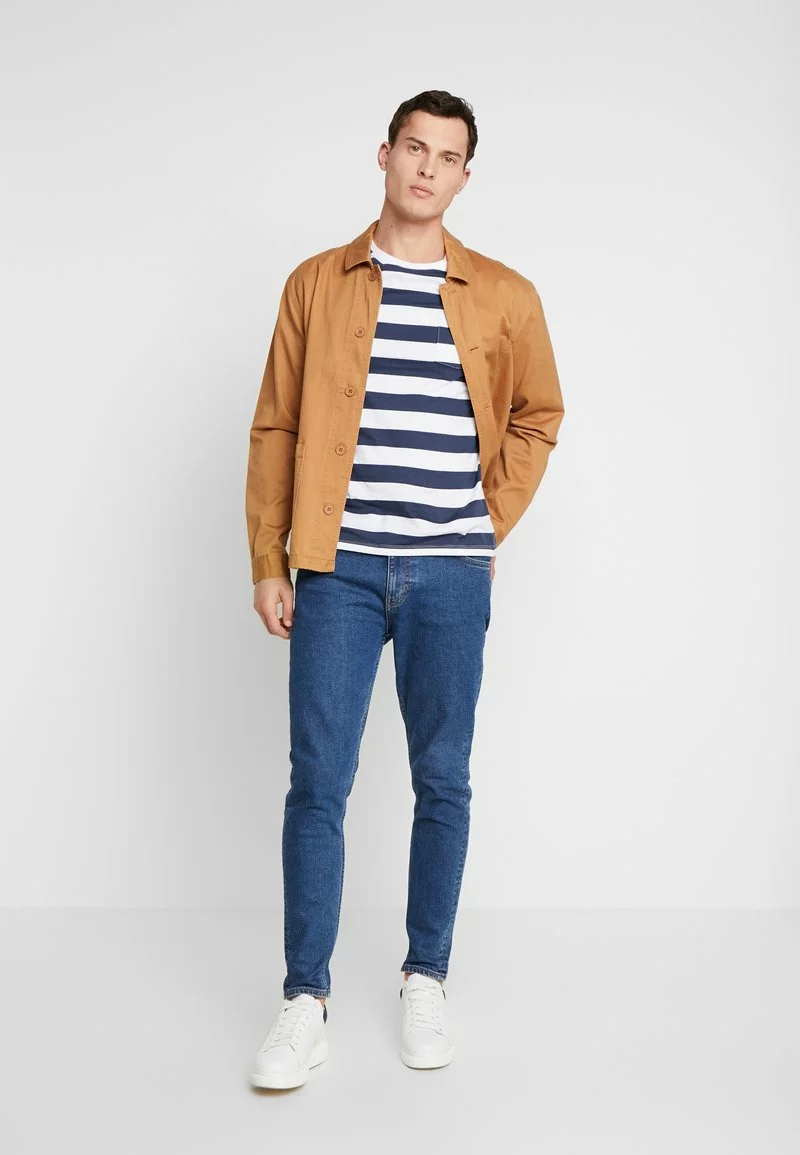 Pier One Uomo T-shirt Con Stampa - Dark Blue/white 4 Pier One Uomo T-shirt Con Stampa - Dark Blue/white - immagine 2