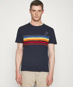 Pier One Uomo T-shirt Con Stampa - Dark Blue