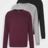 Pier One Uomo 3 PACK - Felpa - Bordeaux/black/grey 1 Pier One Uomo 3 PACK - Felpa - Bordeaux/black/grey -Moda Perfetta 821baf19d3fa4e8d90ae47bb097c8d40