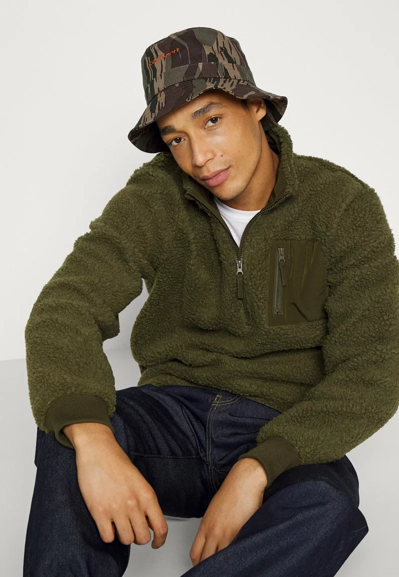 Pier One Uomo Felpa In Pile - Olive 6 Pier One Uomo Felpa In Pile - Olive - immagine 4