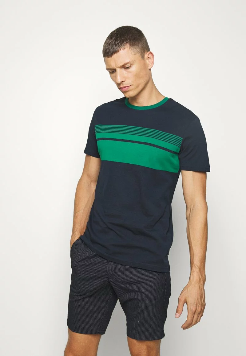 Pier One Uomo T-shirt Con Stampa - Dark Blue 3 Pier One Uomo T-shirt Con Stampa - Dark Blue