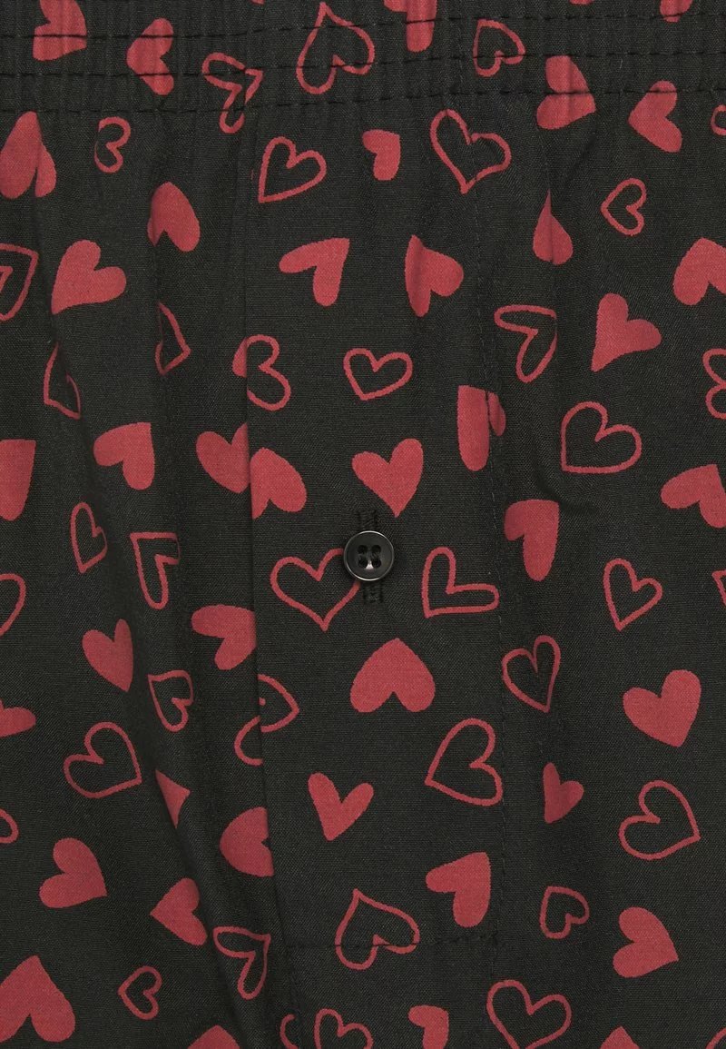 Pier One Uomo 2 PACK VALENTINES BOXER - Boxer - Black/red 6 Pier One Uomo 2 PACK VALENTINES BOXER - Boxer - Black/red - immagine 4