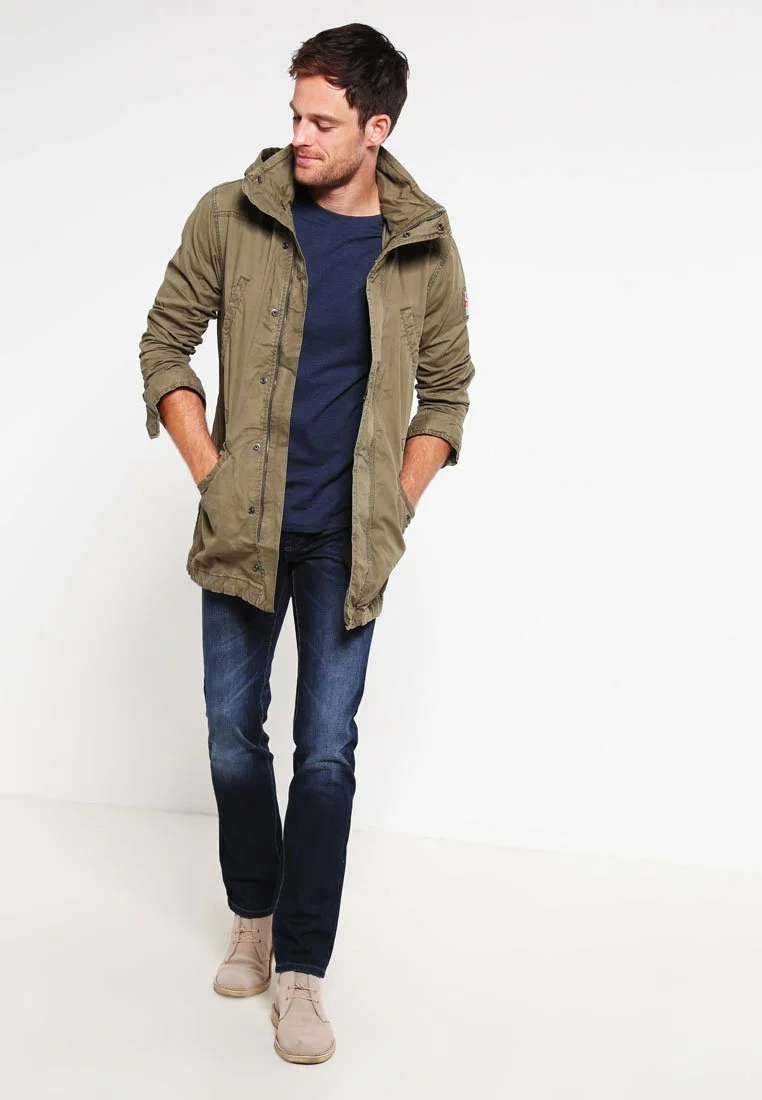 Pier One Uomo T-shirt Basic - Dark Blue Melange 4 Pier One Uomo T-shirt Basic - Dark Blue Melange - immagine 2