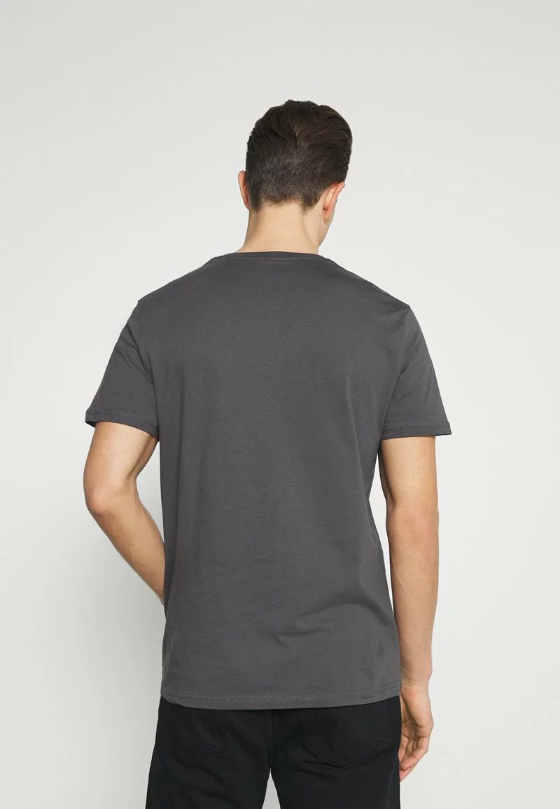Pier One Uomo T-shirt Con Stampa - Dark Grey 5 Pier One Uomo T-shirt Con Stampa - Dark Grey - immagine 3