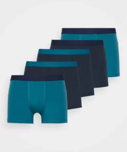 Pier One Uomo 5 PACK - Culotte - Dark Blue/teal