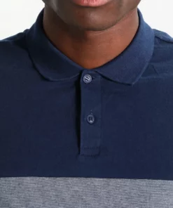 Pier One Uomo Polo - Dark Blue/mottled Grey -Moda Perfetta 867edff9fa1d4fa2bf2982c7c68448ba