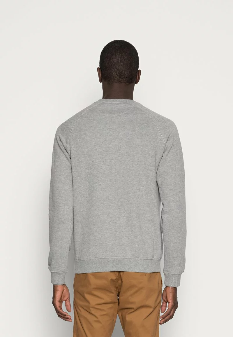 Pier One Uomo 2er Pack CREW NECK - Felpa - Mottled Light Grey/black 6 Pier One Uomo 2er Pack CREW NECK - Felpa - Mottled Light Grey/black - immagine 4